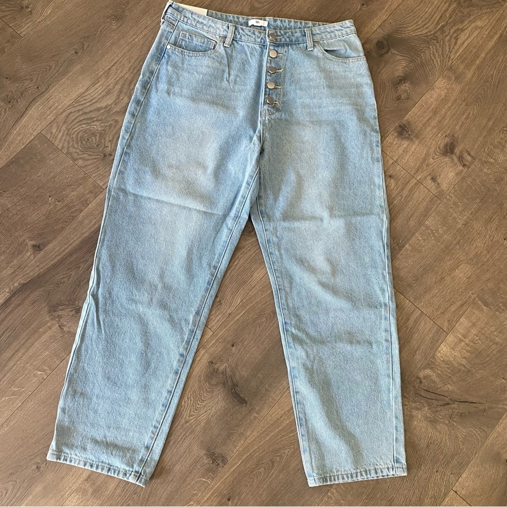 BP High Rise Mom Jeans Button Fly Size 34 New With Tags